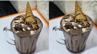 Chocolate Milkshake Recipe  Chocolate Milkshake gdreamkitchen [upl. by Ilrebmik]