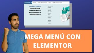 Como hacer un MEGA MENÚ con Elementor Pro y JetMenu [upl. by Laidlaw]