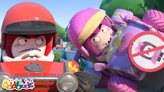 Corsa dellauto rosa 🏁🩷  Cartoni Animati 📺  Video divertenti  Oddbods Italia [upl. by Elodie372]