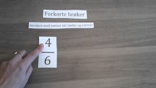 Forlænge og forkorte brøker [upl. by Nosille846]