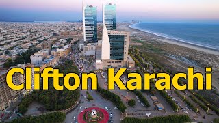 Clifton Karachi  Drone  Drive Combine View [upl. by Toblat]