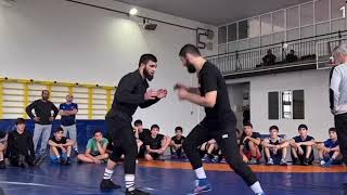 Khamzat Chimaev visits the great Saitiev Buvaisar to add to Wrestling arsenal [upl. by Blain]