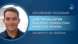 Summer Internship Program  Joey McAllister [upl. by Marutani]