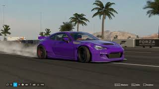 SHOW SUBARU BRZ ROCKET BUNNY EDITION in Dubai Forza Motorsport forza racing [upl. by Harv]