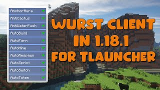 How to Install Wurst client on tlauncher [upl. by Noemi252]