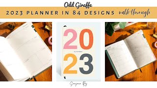 Odd Giraffe 2023 Planner  Indian Planners 2023  Sanjana Raj [upl. by Lehcer]