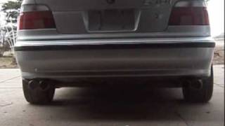 BMW 540i Dual Exhaust [upl. by Alyal]