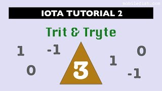 IOTA tutorial 2 Trit and Tryte [upl. by Akit]