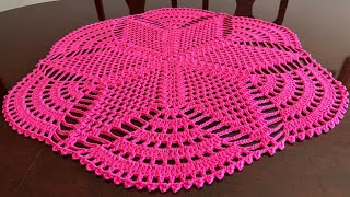 Hermoso Centro de Mesa a Crochet paso a paso🧶 [upl. by Assilev]