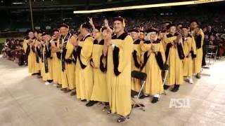 ASU Class of 1966  Golden Graduates at Spring 2016 Commencement  Arizona State University [upl. by Mattland58]