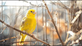 MINER BIRDS  CANARIES BIRDS OF THE CANARY ISLANDS PARADISE [upl. by Yahsel775]