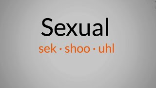 How to pronounce Sexual  Sexual pronunciation  Sexual meaning in Tamil  MrEnglish [upl. by Greerson]