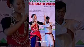 Bizu Bizu new Chakma song cover dance At Dhaka Wangala 2024 [upl. by Niveg]