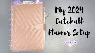 My Catchall Planner Setup 2024  A5 Discbound Planner [upl. by Amilb]