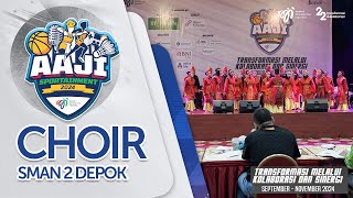 CHOIR  SMAN 2 DEPOK  AAJI Sportainment 2024 [upl. by Goddard]