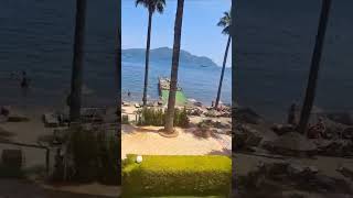 Ideal Prime Beach Hotel Marmaris My view from the balcony ♥️ 070623 [upl. by Bidget]