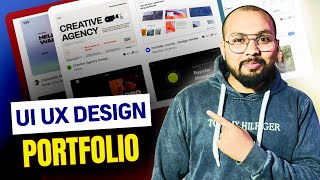 How To Make A UI UX Designer Portfolio For Freshers In 2024 In hindi uiuxdesign uiux portfolio [upl. by Hulen]