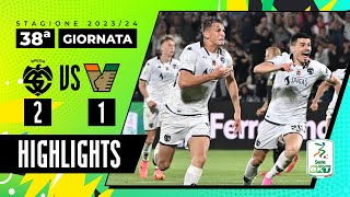 Spezia vs Venezia 21  Lo Spezia vince in rimonta ed è salvo  HIGHLIGHTS SERIE BKT 2023  2024 [upl. by Necyrb121]