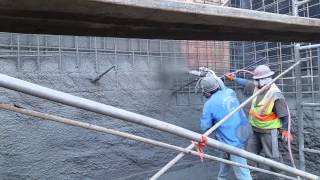 Shotcrete retaining walls [upl. by Nora302]