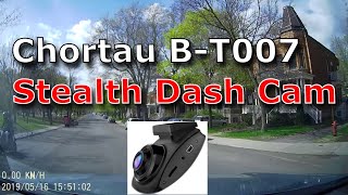 Chortau BT007 stealth budget dash cam FHD 1080 with parking mode unboxing installation and review [upl. by Ttihw]