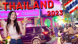 Bangkok Sukhumvit Nightlife Walking Tour 2023 4K Video [upl. by Lorre109]