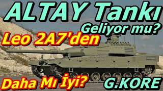 War Thunder ALTAY Tankı Geliyor mu  Leopard 2A7 vs ALTAY  GKore Ağacı  K2 Black Panther vs ALTAY [upl. by Eillehs282]