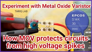 What Is A Metal Oxide Varistor  How MOV Protects Circuits From Voltage Spikes [upl. by Tidwell]