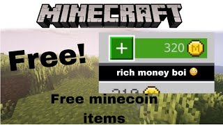 Unbelievable Secret to Getting FREE Minecoins ITEMS in the Minecraft Marketplace [upl. by Eineg891]