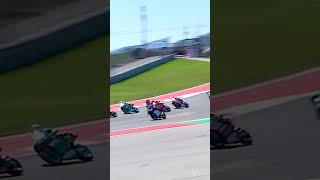 Ivan Ortola defies the laws of physics with a miracle save 😱  2023 AmericasGP 🇺🇸 [upl. by Eremehc]