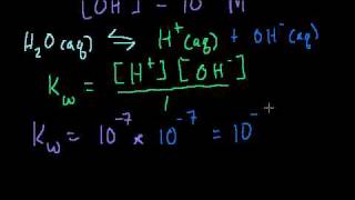 Introduction to pH pOH and pKw [upl. by Solis]