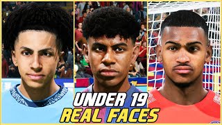 EA FC 25  ALL TEENAGERS WITH REAL FACES [upl. by Edlihtam]