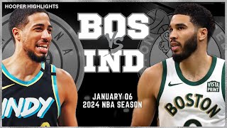 Boston Celtics vs Indiana Pacers Full Game Highlights  Jan 6  2024 NBA Season [upl. by Annahsat376]