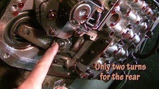 How to adjust bands and change automatic transmission fluid [upl. by Tlok]