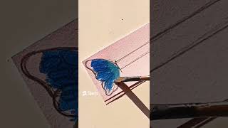 🦋Easy Cute Bookmark🦋art trendingshorts trending sabrinacarpenter feather musicbooks shorts [upl. by Tiana739]