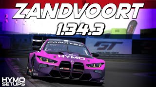 Zandvoort Hotlap  SETUP  1343  BMW M4 GT3  Assetto Corsa Competizione v194 [upl. by Ynnod356]