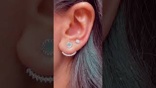 diamond earrings for women bollywood music song love bollywoodsongs earrings earpiercingideas [upl. by Aieken676]