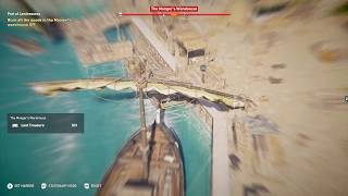 Assassins Creed Odyssey Use Eagle Harass Guard Sneak Into Monger Warehouse [upl. by Jesh7]