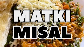 how to make maharashtrian misal pav recipe  matki misal pav  Spicy Kolhapuri Matki Misal shorts [upl. by Hinze278]