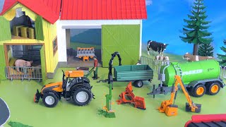 Trecker Güllewagen amp Traktor  Bauernhof Fahrzeuge  Bauernhof Kinder Farm Vehicles for Kids [upl. by Ttelracs]