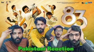 Pakistani Reaction on 83 Movie Trailer  Ranveer Singh  Ammy Virk [upl. by Ynatsed]