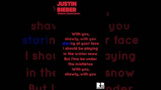 Justin Bieber  Mistletoe  Karaoke Version [upl. by Range]