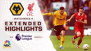 Wolves v Liverpool  PREMIER LEAGUE HIGHLIGHTS  9282024  NBC Sports [upl. by Icnarf4]