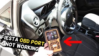 FORD FIESTA OBD PORT NOT WORKING MK7 ST [upl. by Elmer]