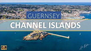 Guernsey  Channel Islands 2022  4K Drone [upl. by Sivert805]