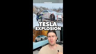 Tesla Model S owner blows up his car [upl. by Jaymee651]