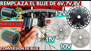 CONVERSION DE BUJE 78V A BUJE 91011y 12 [upl. by Lytsyrk]