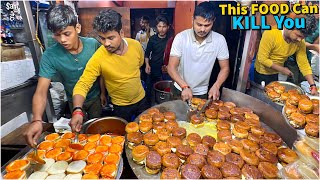 India ka Most Dangerous Burger  1500 Gram Butter  Street Food India [upl. by Asit]