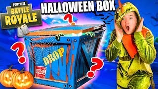 UNBOXING FORTNITE HALLOWEEN MYSTERY BOX 📦❓Fortnite SKINS Toys PICKAXE amp More [upl. by Leonor]