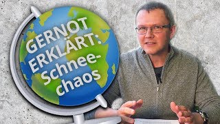 Extreme Schneemassen als Folge des Klimawandels Gernot erklärt [upl. by Kandace]