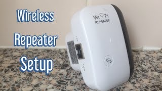 Wireless N Wifi Repeater WiFi Extender Router Setup WIFi Set upReview 2019 [upl. by Boles]